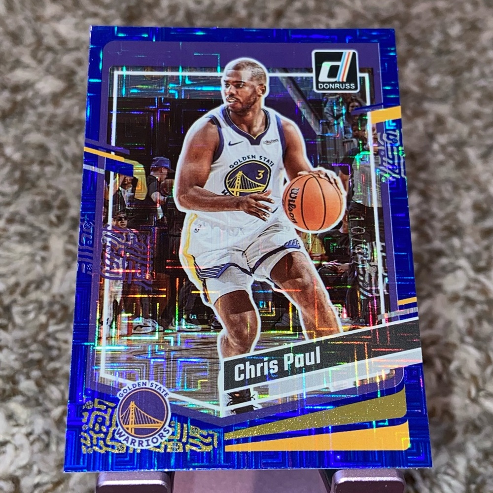 2023-24 CHRIS PAUL Serial 10/49 Donruss Choice Blue Color Match Card #78